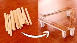 Turning Popsicle Sticks Into Realistic Fingerboard Ledge