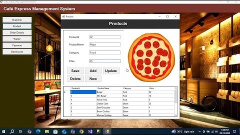 C# Full Project (Cafe Management System) with SQL Server