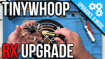 Tinywhoop FPV Drone Receiver Upgrade - Installing a new RX in my Newbeedrone Hummingbird F4 Pro