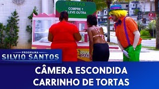 Palhaço dá  Tortada - Carrinho de tortas   | Câmeras Escondidas (15/03/20)