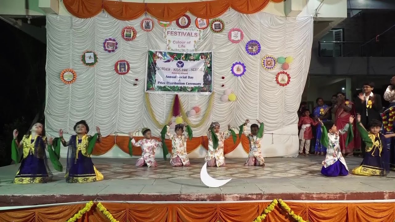 Eid Festival Dance Performance || Eid Mubarak || Bhardo jholi meri || Wonder Kids Pre School