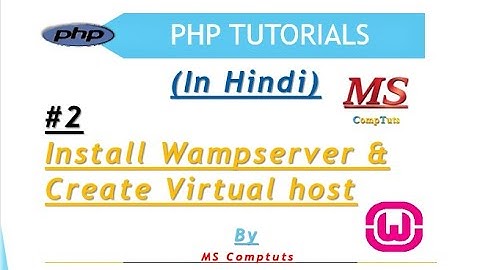 How to install Wampserver 3.2.0 version | Creating Virtual Host | Switching MariaDB to MySQL
