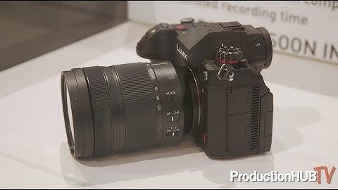 Panasonic Previews LUMIX S1H Full Frame 6K Mirrorless Camera at Cine Gear LA 2019