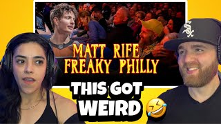 Matt Rife crowdwork - FREAKY IN PHILLY  | First Time Reaction | THIS WENT SIDEWAYS!!