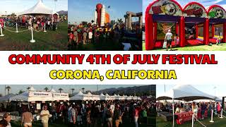 4th of July Community Event for the City of Corona at Santana Regional Park