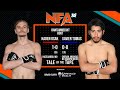 Nemesis 16 amateur bout kaden osak  vs tomas xavier