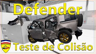 🟡Defender teste de colisão |O que Acontece se um Carro Colide em Alta Velocidade? |TESTE DE COLISÃO🟡 screenshot 5
