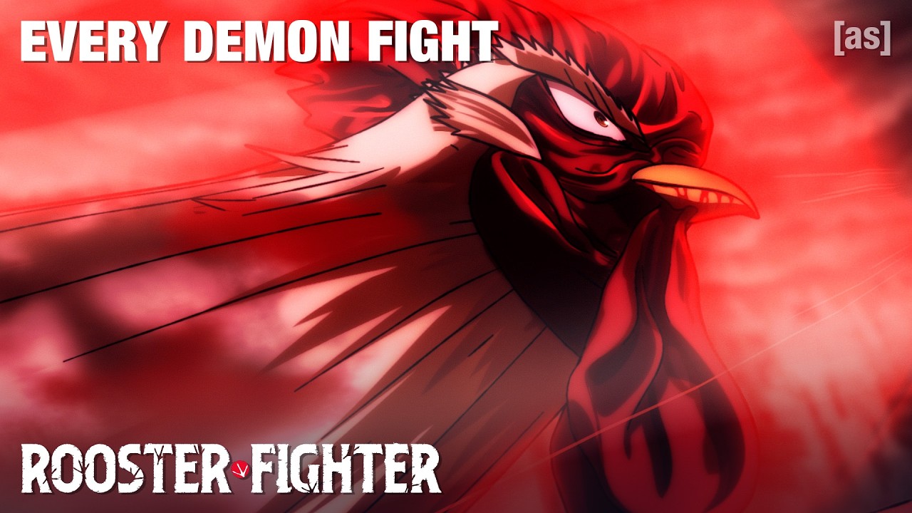 Every Demon Fight | Rooster Fighter | adult swim