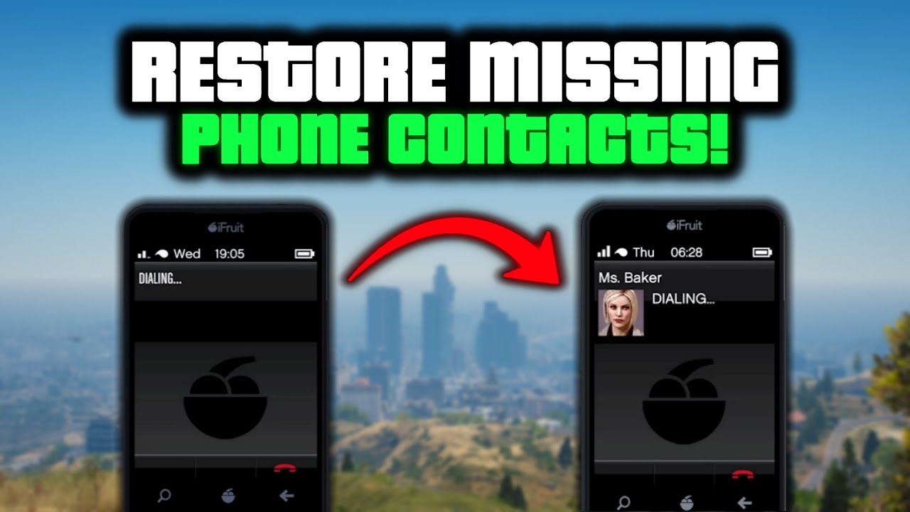 GTA Online How to Restore Missing Or Blank Phone Contacts! (Major Bug