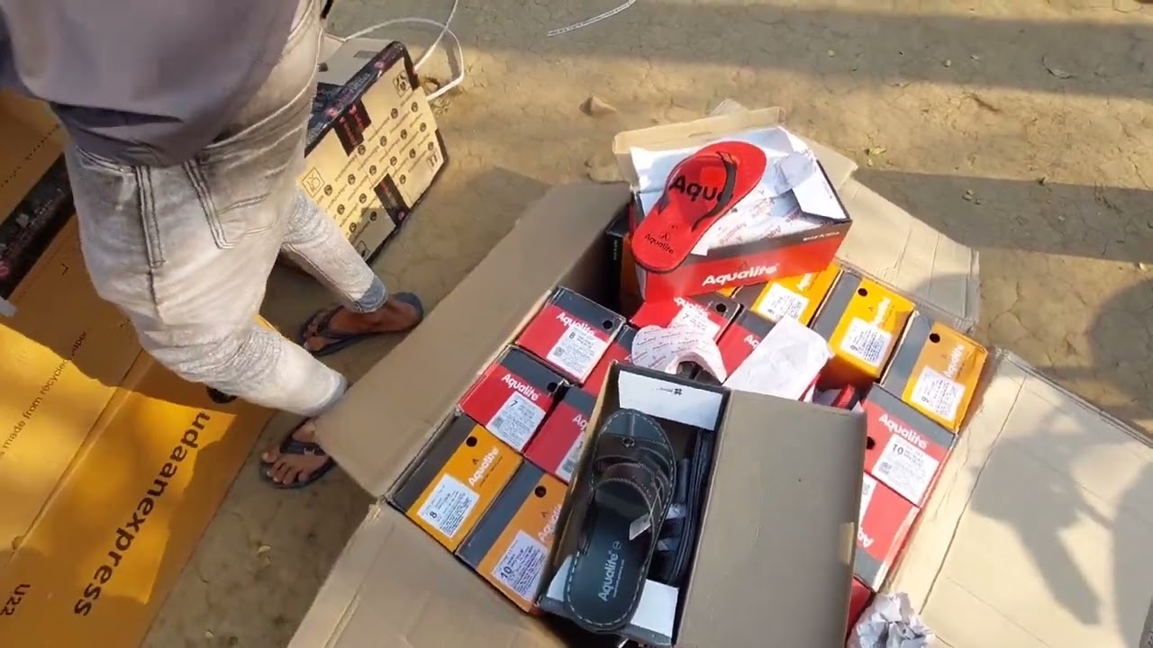 udaan product unboxing.  men slippers Dipak barman