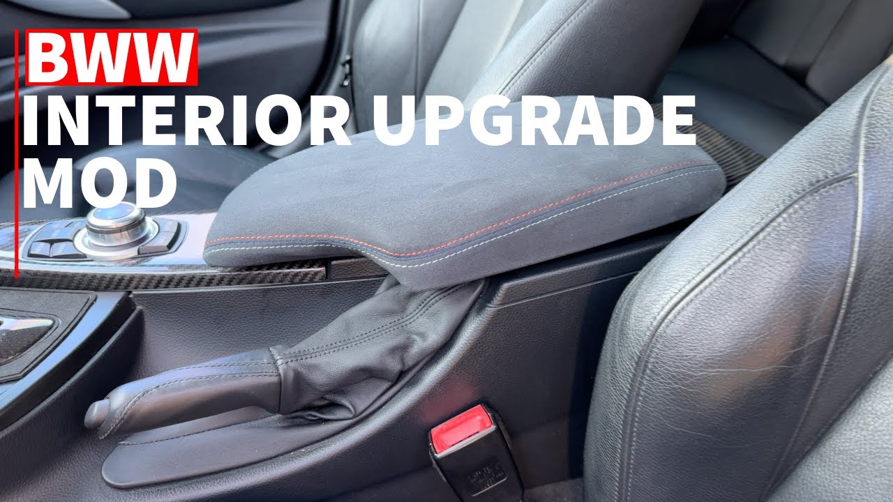 BMW Alcantara Armrest Installation - EASY - YouTube