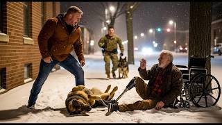 His son had beaten and abandoned his veteran father in the snow— A Navy SEAL & K9 intervened
