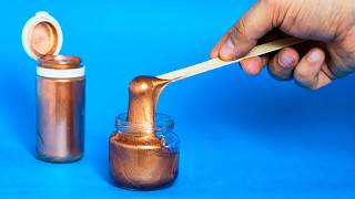 Liquid Plastic DIY! I Made These USEFUL Things From Copper and Styrofoam!
