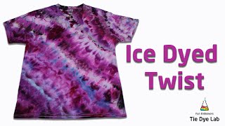 Tie Dye Designs : Ice Dyed Twist [A Great Beginner Ice Dye]