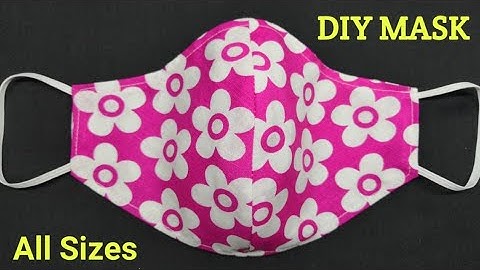 All Sizes - Very Easy New Style Pattern Mask | It Only takes 5 Minute to Sew a Best Perfect Fit Mask
