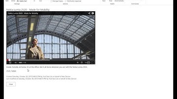 SharePoint YouTube List App   View and Edit Item