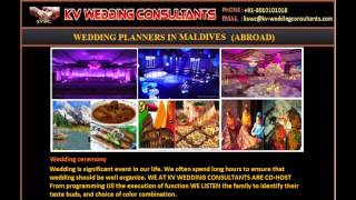 Wedding Planners In Maldives
