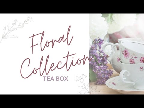 Floral Collection Tea Box