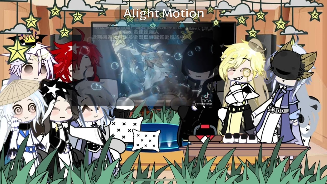 ˚✧Huyền vũ tứ tượng react to☆。//allNTN// #fandomgau 『by: FUZIN』✧༚