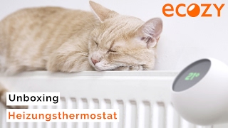 Ecozy Heizungsthermostat - Unboxing