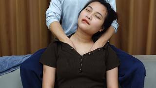 Relaxing massage relieves stress after a long day at work 💟👄😯 EP12