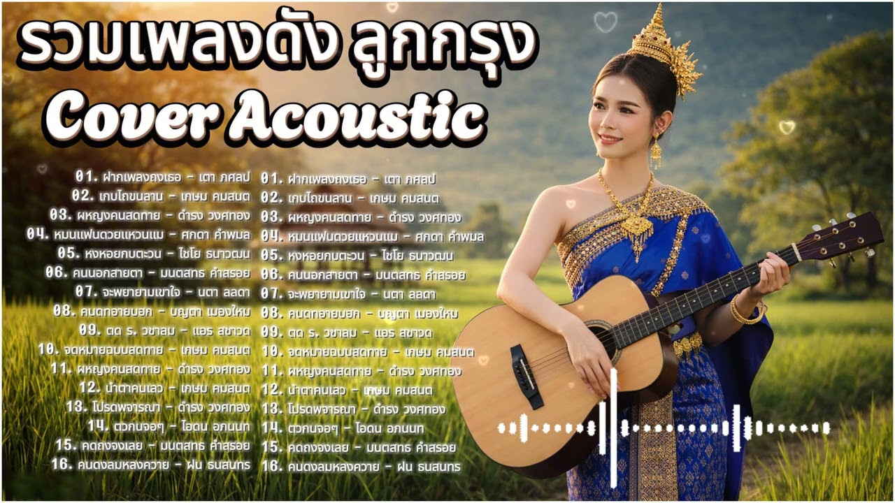 รวมเพลงลูกกรุง Cover Acoustic เพลงอมตะไพเราะ ฟังแล้วคิดถึงวันวานสุดหัวใจ