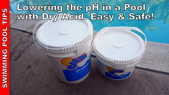 Pool pH-Wert einfach und sicher senken mit Trockensäure