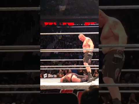 Kane Destroy Brock Lesnar By Chokeslam 