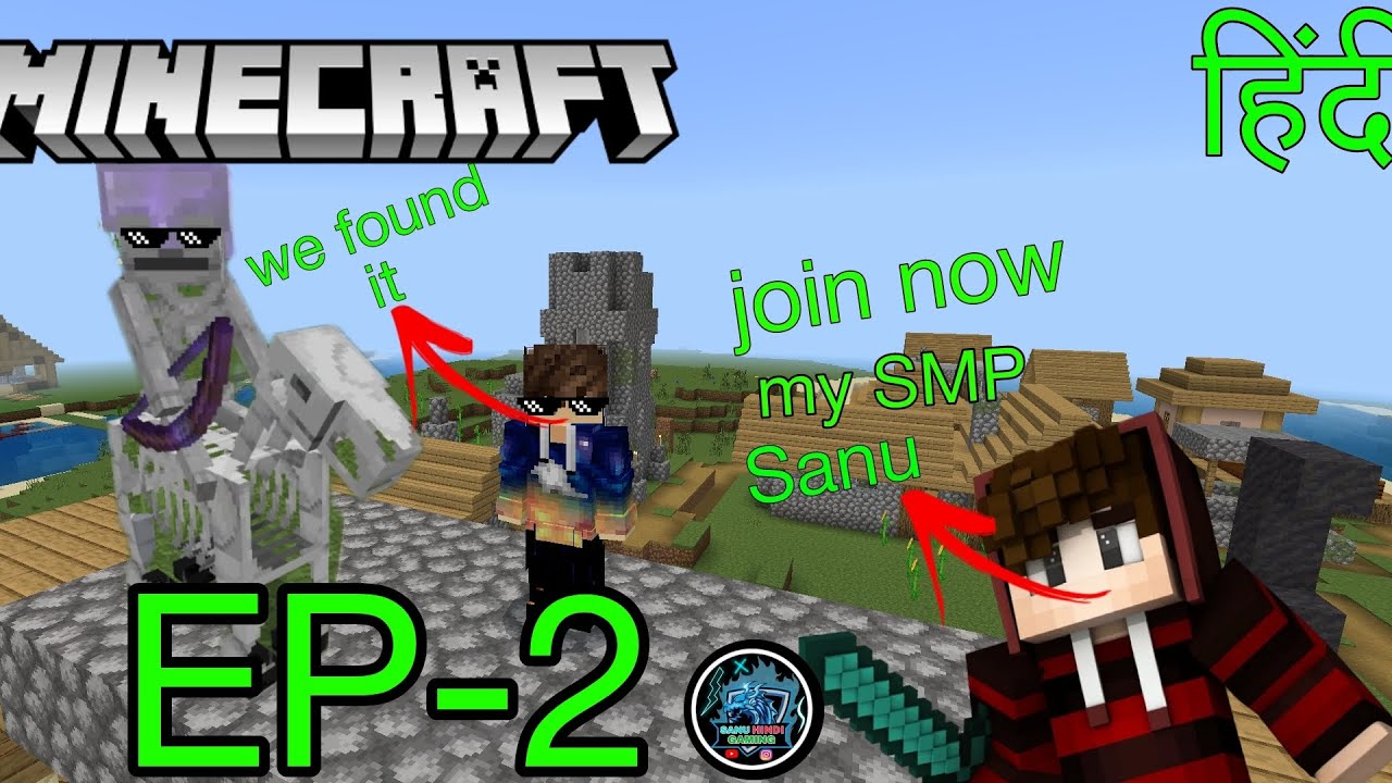 [Hindi] Minecraft [Sanu SMP] [Join now](Making base op) [let's have ...