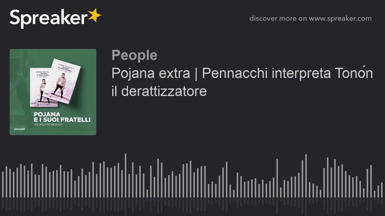 Pojana extra | Pennacchi interpreta Tonón il derattizzatore (creato con ...