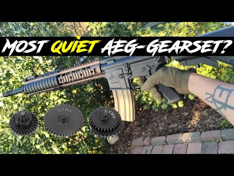 The most quiet GEARS for Airsoft AEGs? | Tech Tips | Before and after comparison
