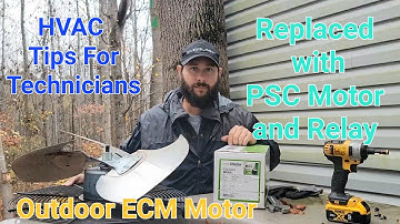 Replace Your Outdoor ECM Motor with a PSC Motor in NO TIME!