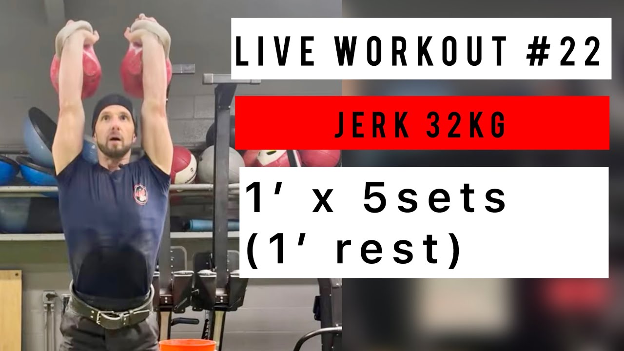 Kettlebell Sport JERK | 2x32kg | 1’x5sets