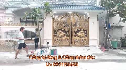 Cổng tự động & Cổng nhôm đúc Lh: 0901155655