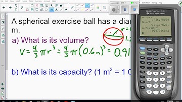 Math 20 3 Ch 3 6 Volume of Spheres, Cones & pyramids part 1