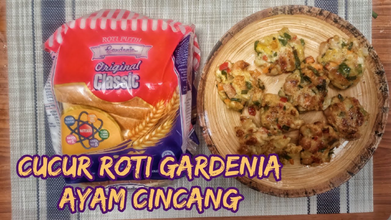 Cucur Roti Gardenia Dengan Ayam Cincang Masak Ringkas Lockdown Siri 1 Youtube
