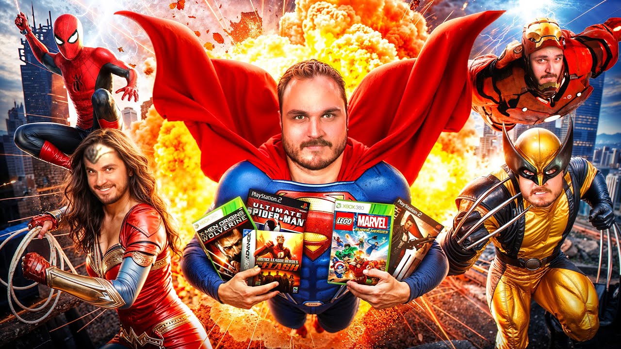 Joguei todos os MELHORES jogos de SUPER-HERÓIS da história