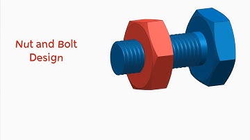How to Design Nut Bolt with Animation in NX Unigraphics || C for CAD ||