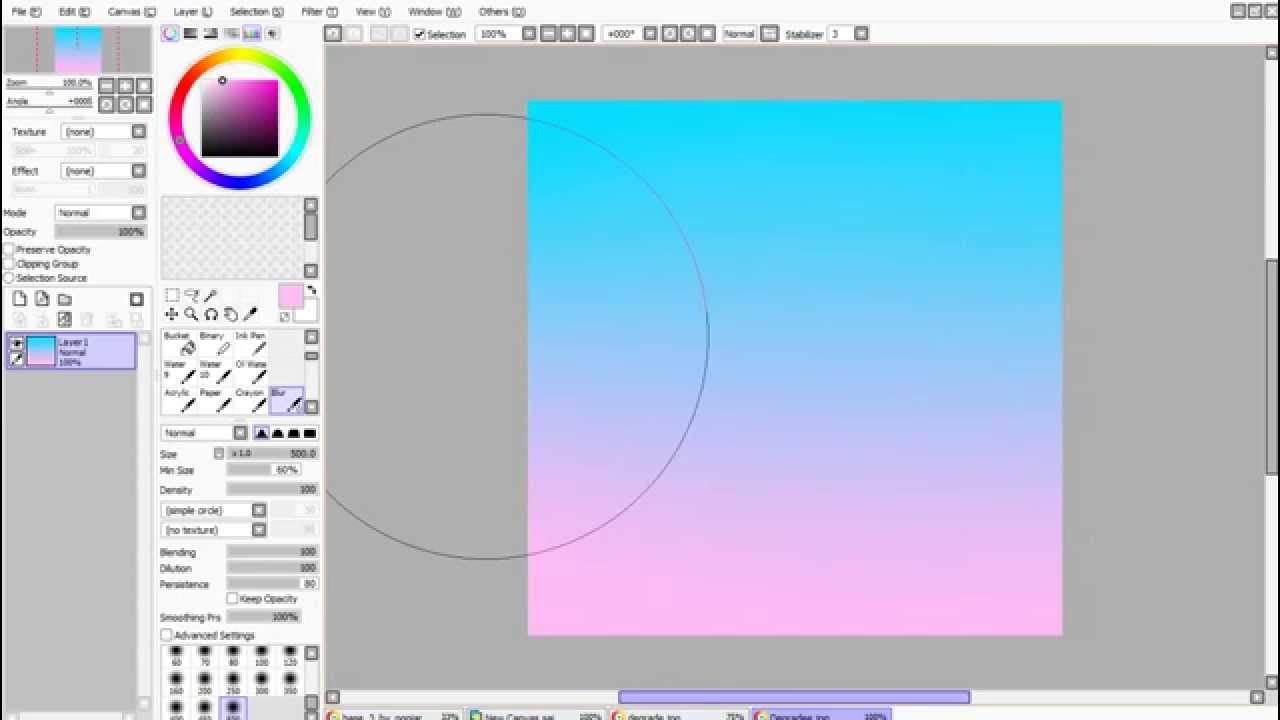 Degrad No Paint Tool Sai YouTube