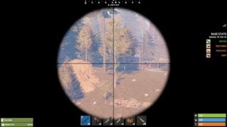 Max Distance M249 Double Kill. #RustConsole