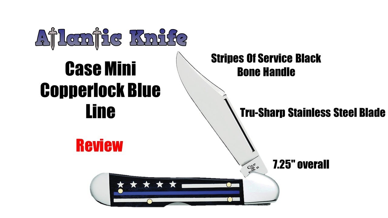 Case Mini Copperlock Stars and Stripes Of Service Folding Pocket Knife Atlantic Knife Reviews