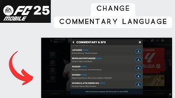 How to Change Commentary Language in FC Mobile 25 | change voice language