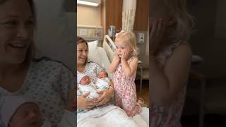 Toddler Counts 4 Newborn Babies 🥰❤️ | Cutest Family Moment