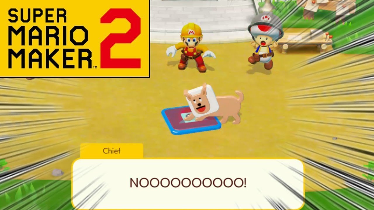 Super Mario Maker 2 - Story Mode - The Rebuilding Begins - YouTube