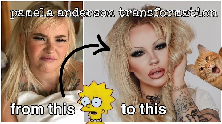 pamela anderson makeup transformation