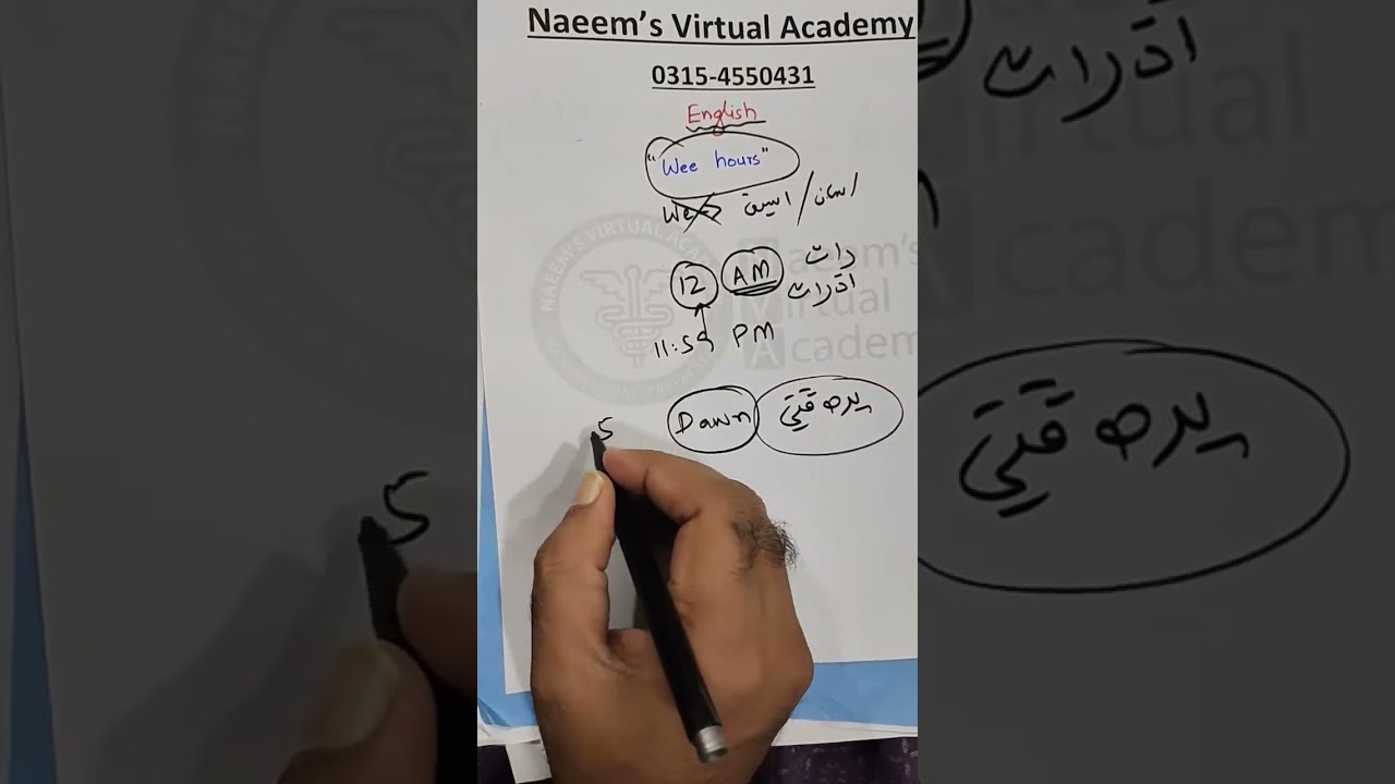 Concept of Wee hours 