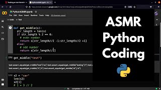 ASMR Coding in Python | keyboard typing | soft-spoken screenshot 5