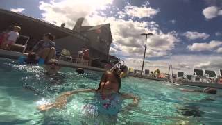 Cyc Swimming Jun14 - Go Pro Goes Under