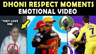 5 Dhoni RESPECT moments in IPL 2023 🙇 | Emotional Video | CSK vs RCB | Updated Video 2023 screenshot 1