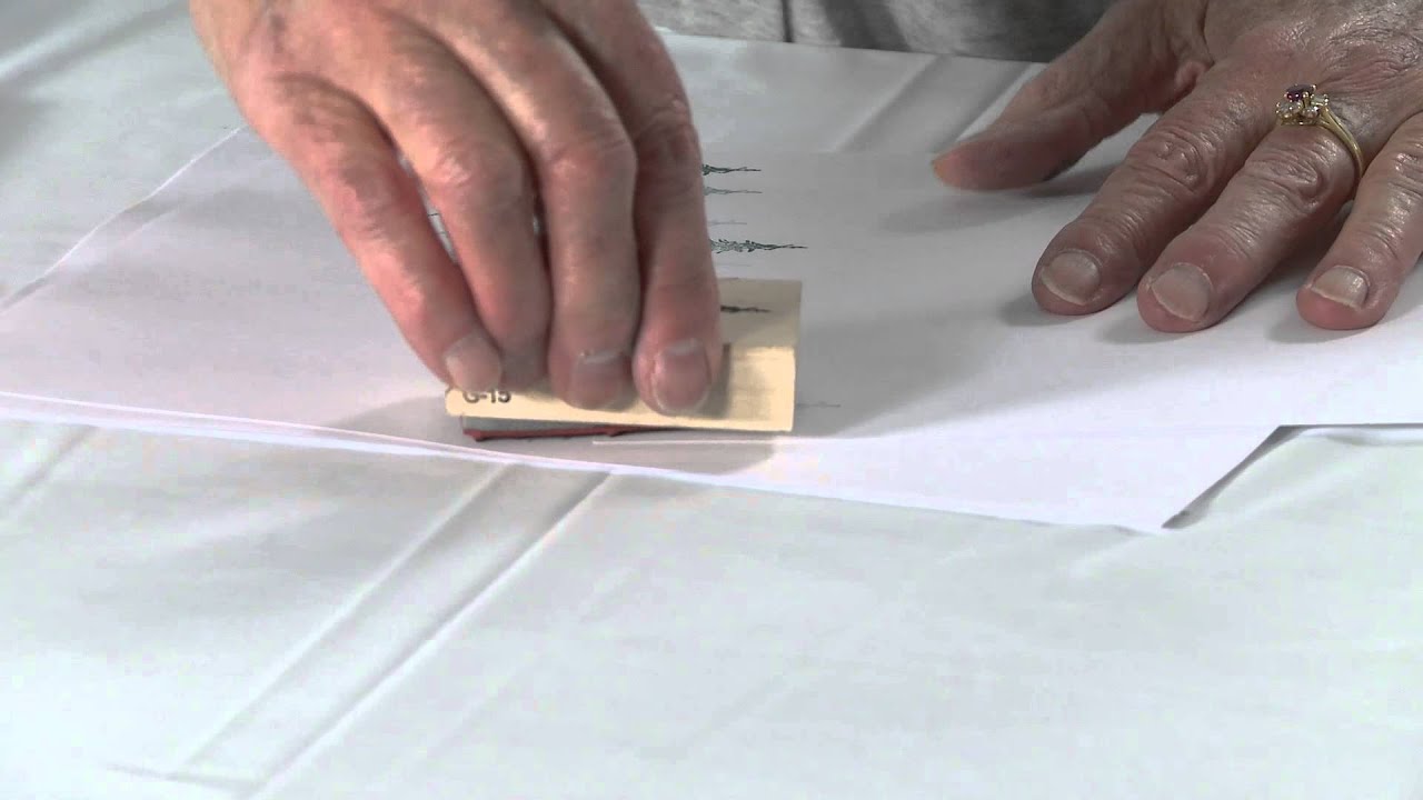 Tip of the Day: Simple tree edge from Stamps by Judith and Heather